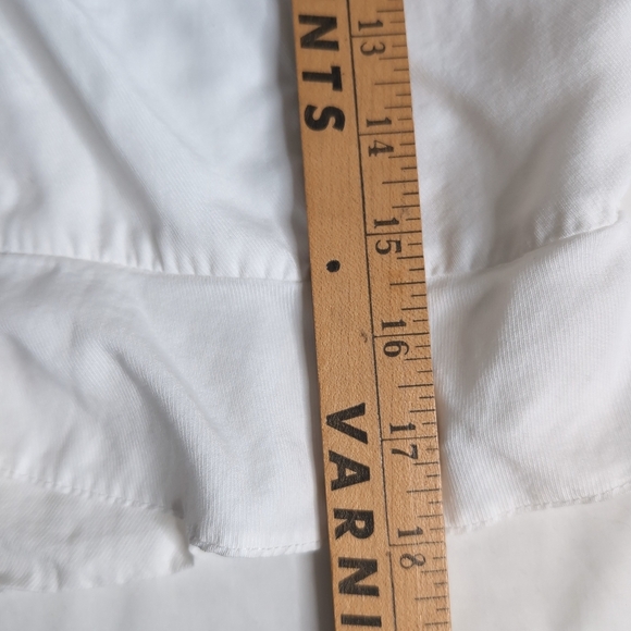 ZARA White Button Up Peplum Blouse, Size XS - Picture 6 of 6